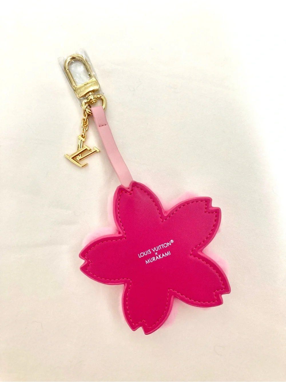 Louis Vuitton Murakami Pink Flower Bag Charm Keychain